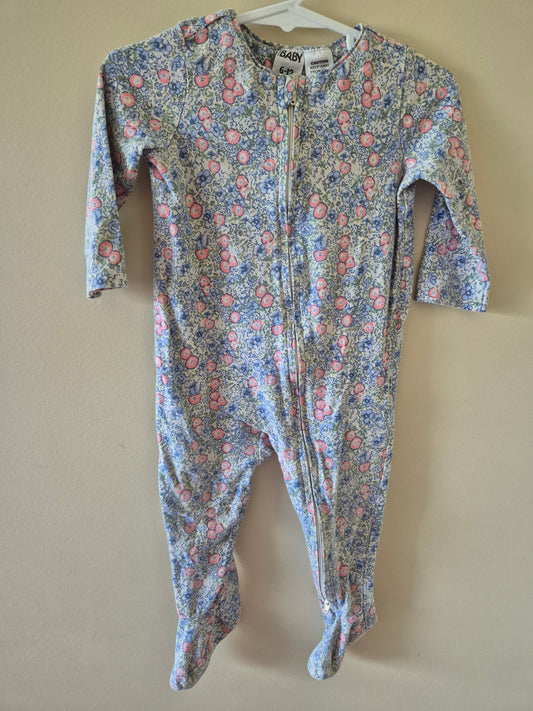Floral Cotton On Onesie - Size 6-12months