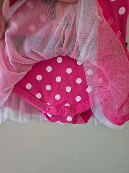 Minnie Mouse Bodysuit Dress - Size 000
