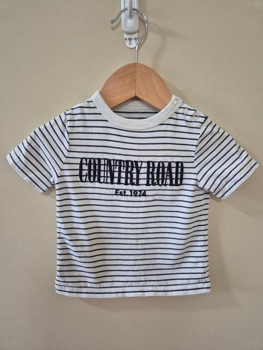 Country Road Striped Shirt Size 00