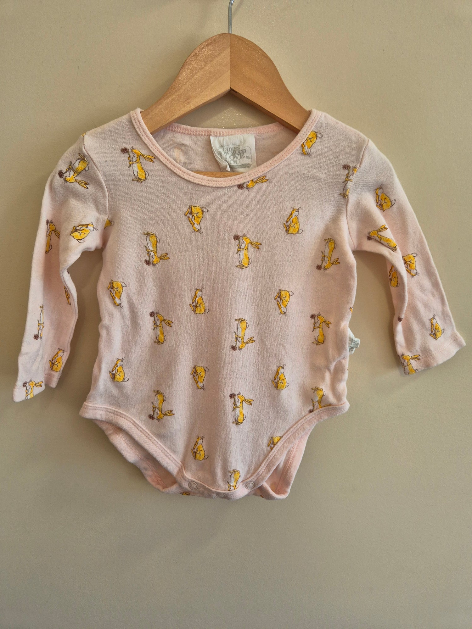 Guess How Much I Love You Bodysuit & Beanie Size 0
