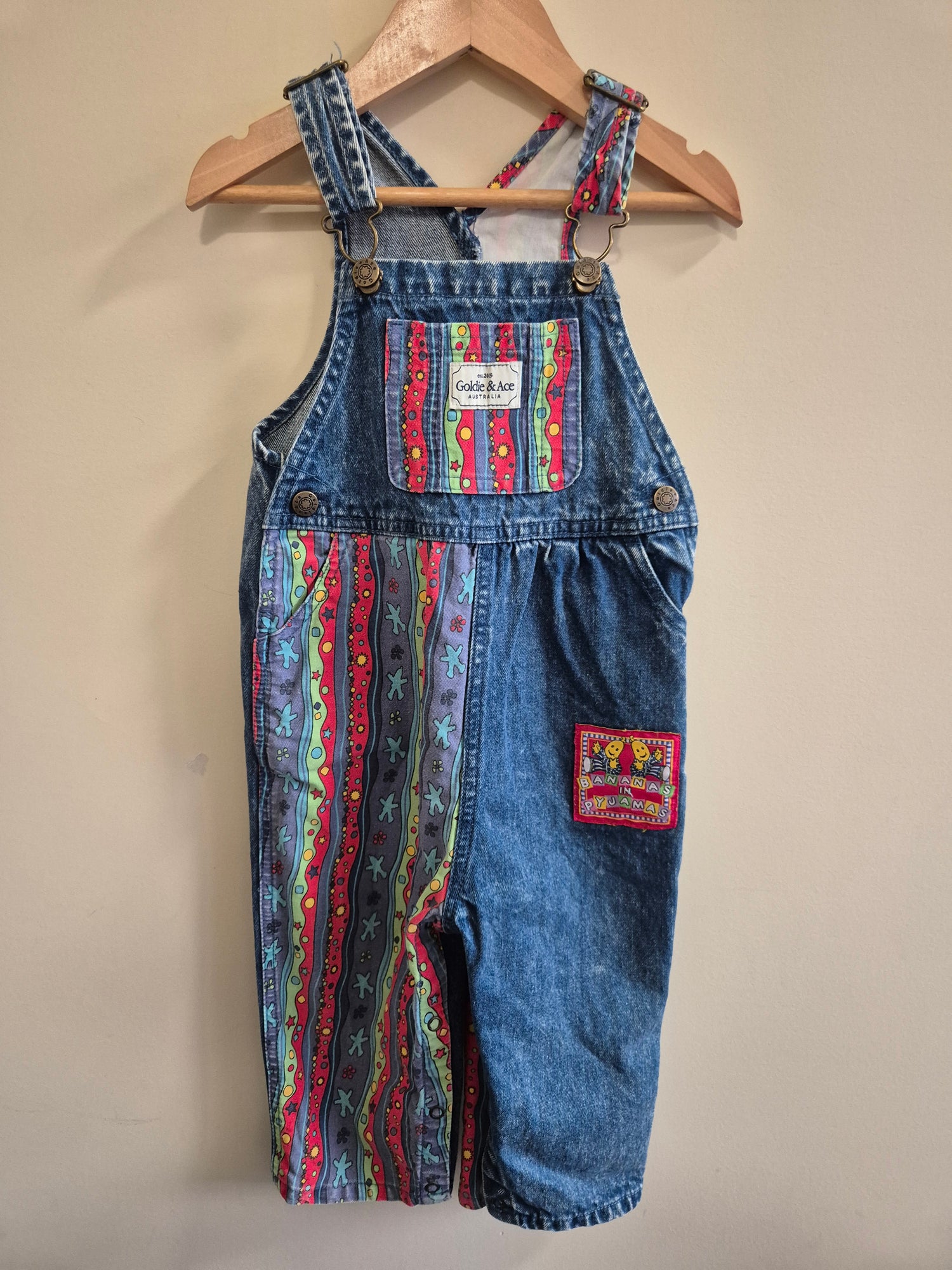 Goldie & Ace x Bananas in Pyjamas Overalls Size 1