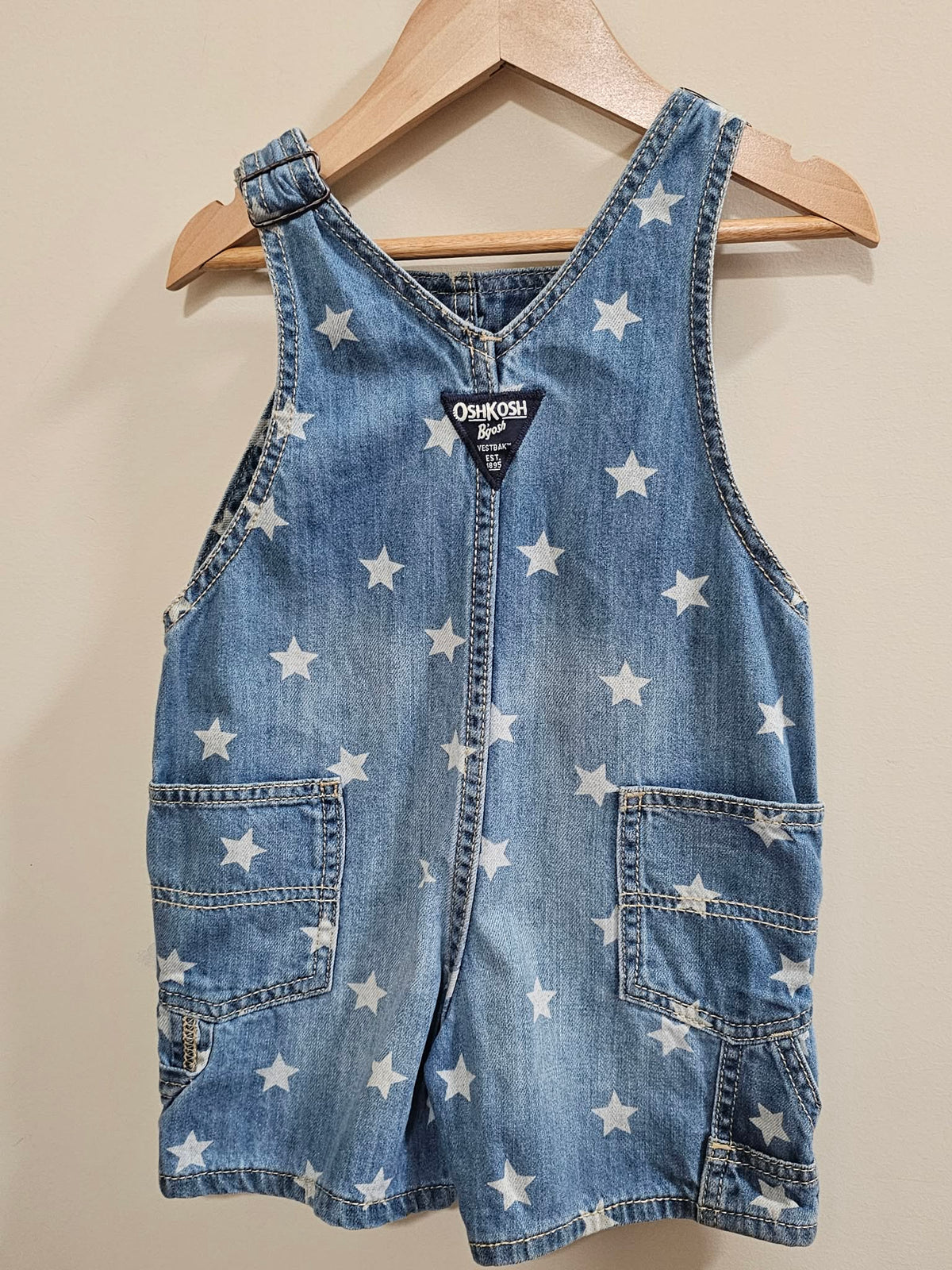 Oshkosh B'gosh Star Overalls Size 2