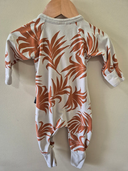 Bonds Wondersuit Brown Leaves Size 000