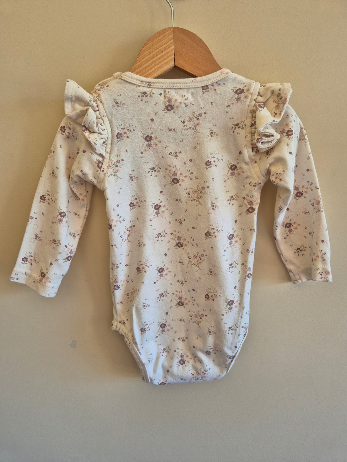 Jamie Kay Long Sleeve Frill Bodysuit Size 2