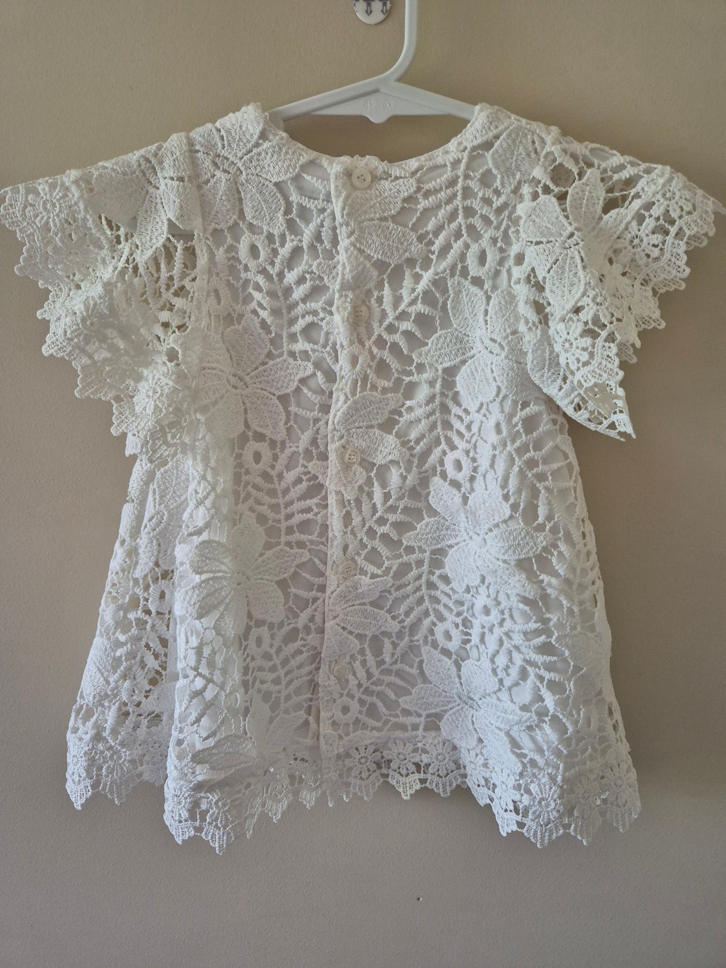 White Floral Dress - Size 0