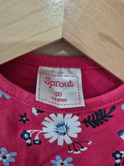 Sprout Matching Floral Set Size 00