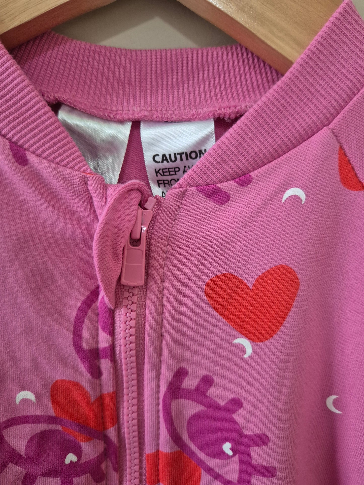 Pink BONDS Onesie - Size 2