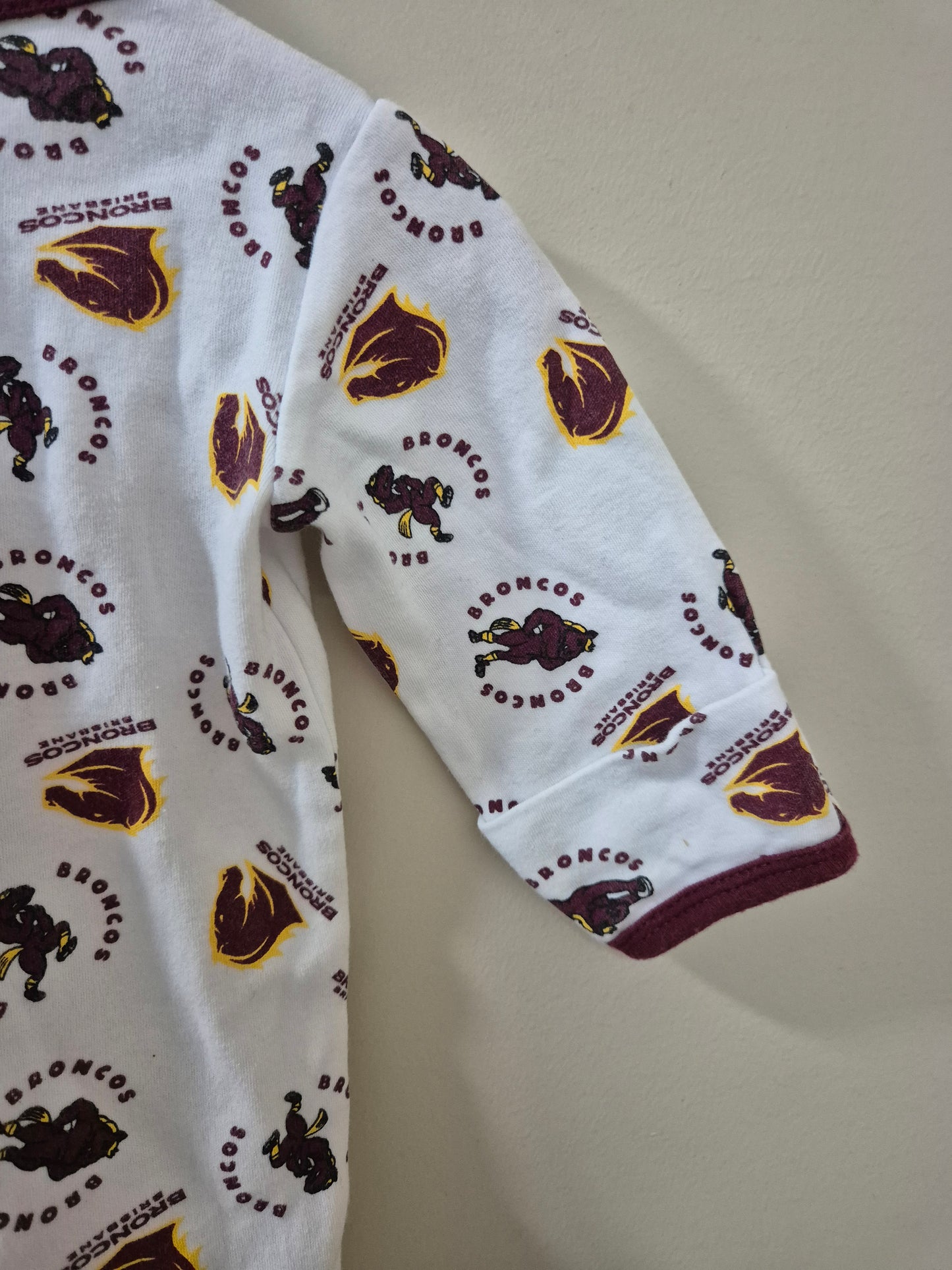 Broncos Rugby Union Onesie Size 00