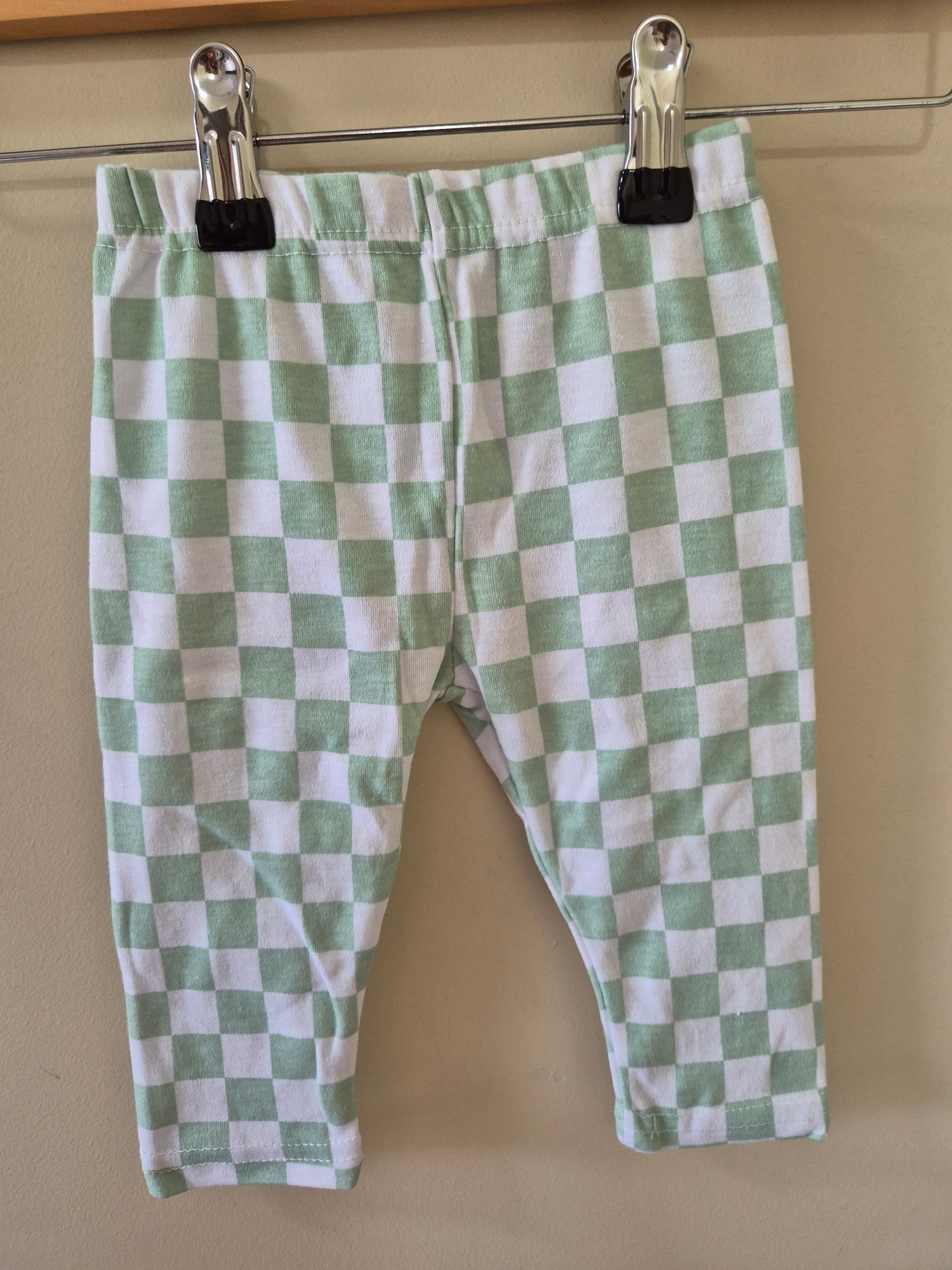 Chequered Lila & Jack Leggings Size 6-9 months