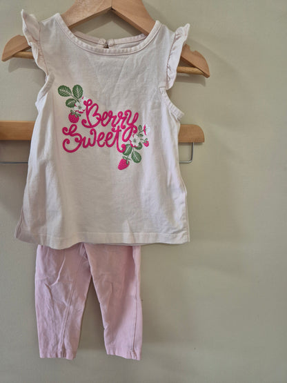 Cynthia Rowley Berry Sweet Pink Outfit Set Size 0