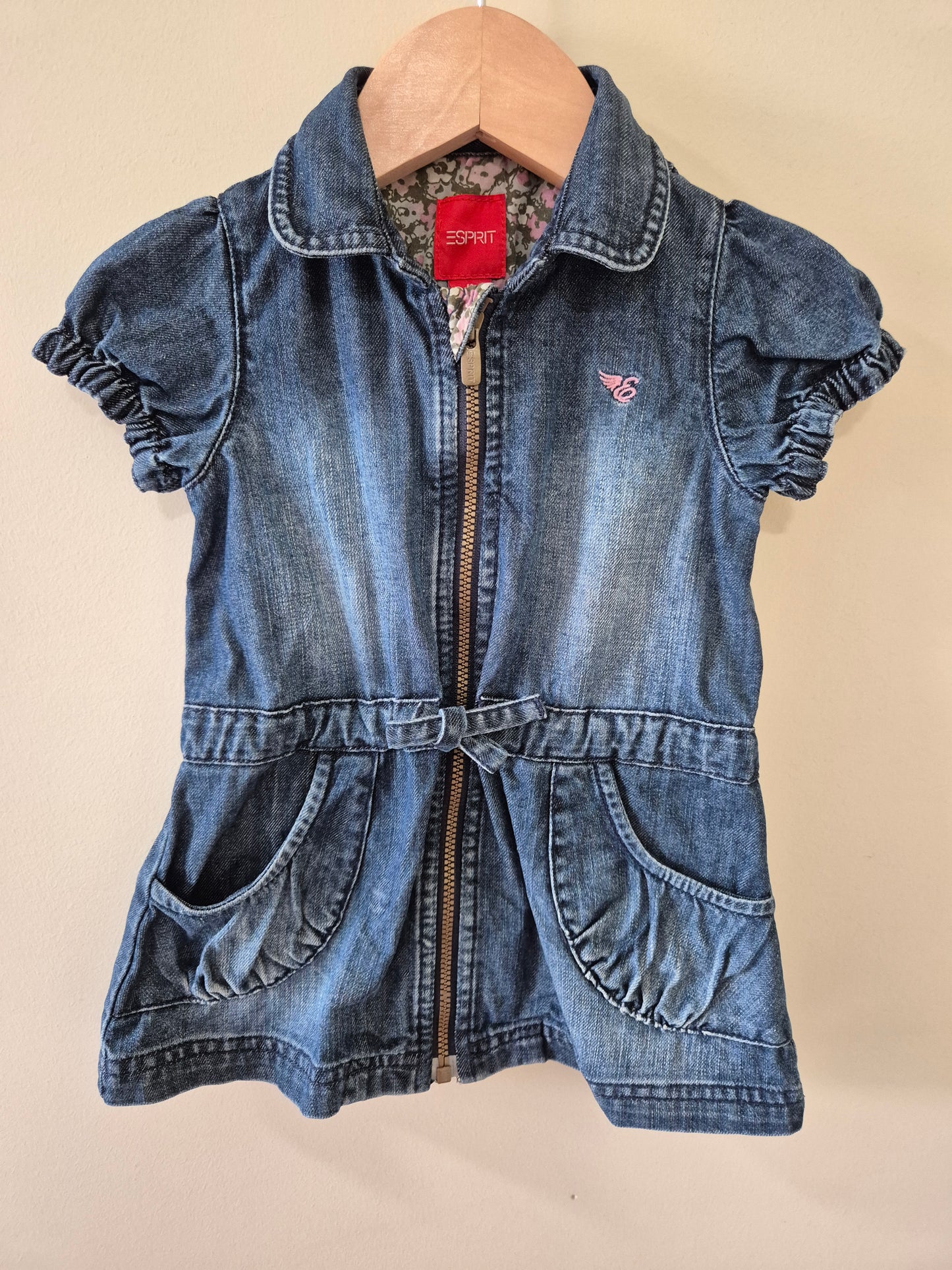 ESPIRT Denim Dress Size 6 months