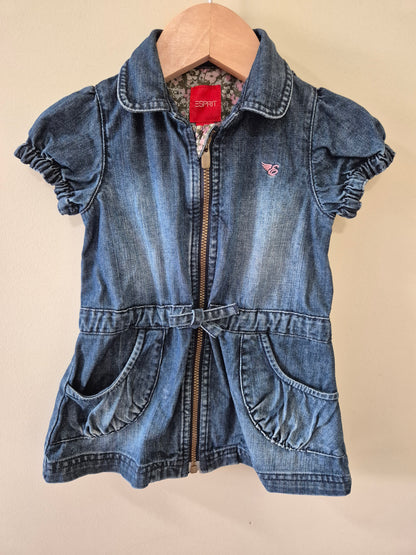 ESPIRT Denim Dress Size 6 months