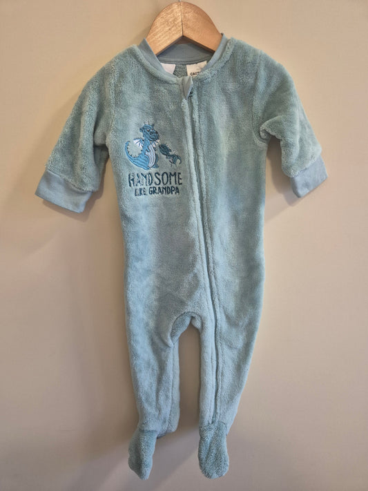 Baby Berry Fleeced Onesie Size 0