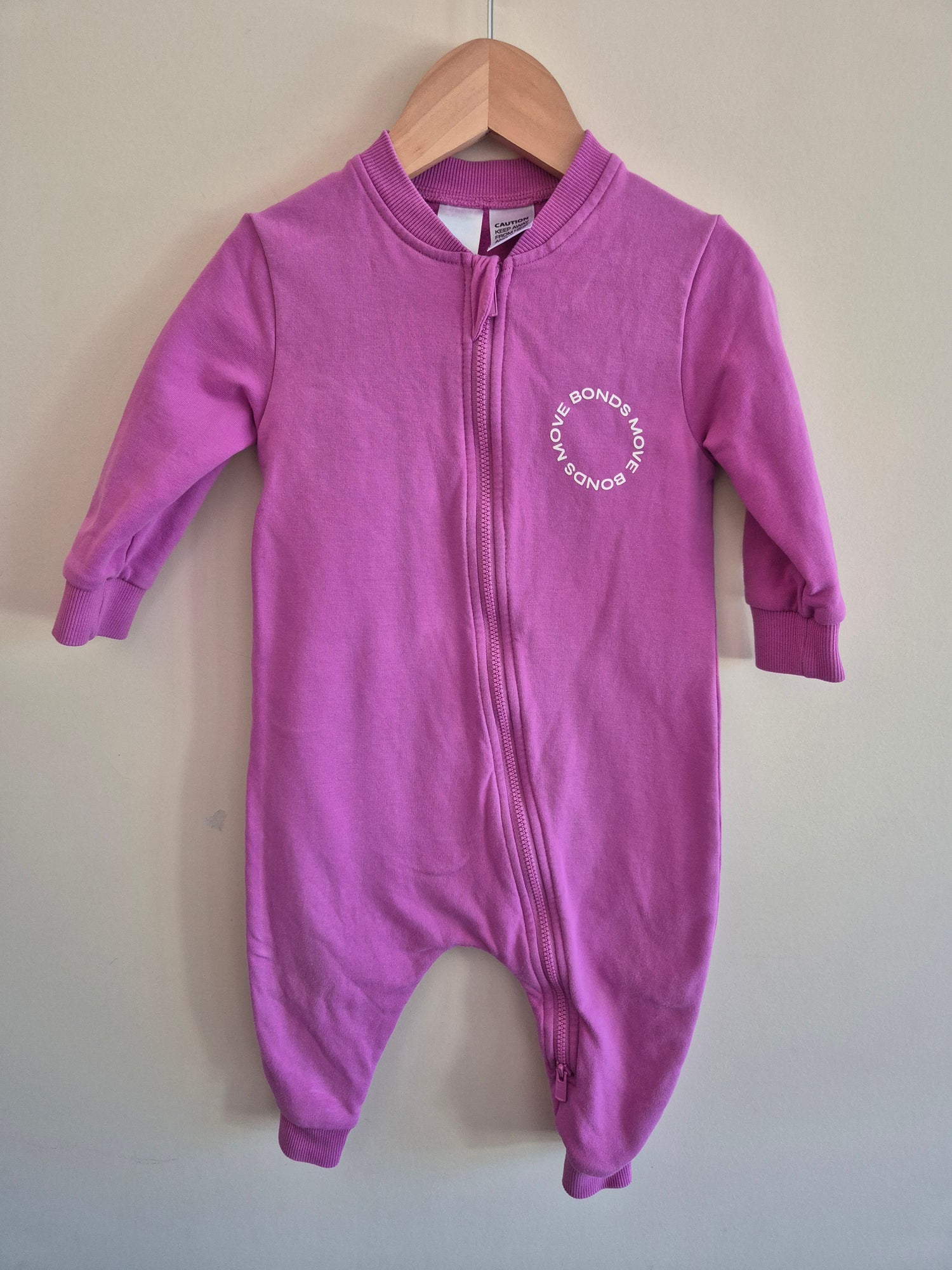 Bonds Purple Onesie Size 0