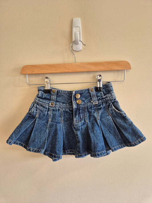 Pumpkin Patch Denim Flare Skirt 12-18 months
