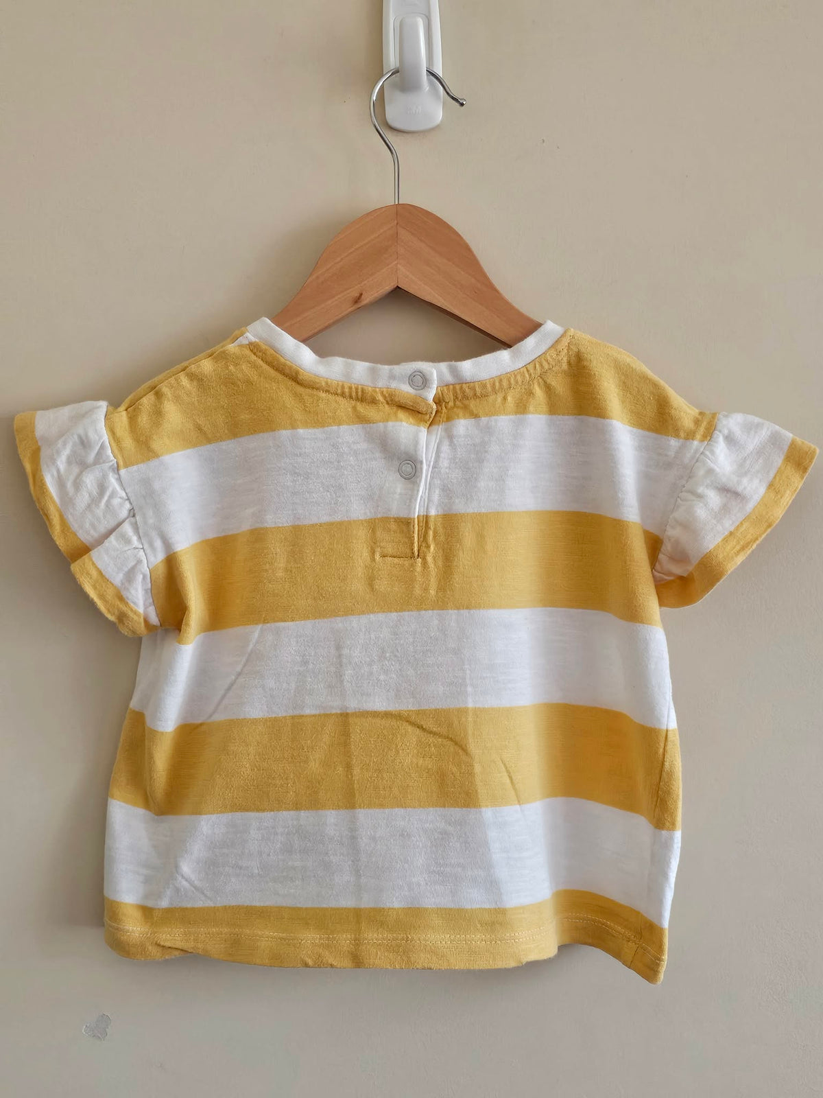 Jack & Milly Striped Peach Shirt Size 2