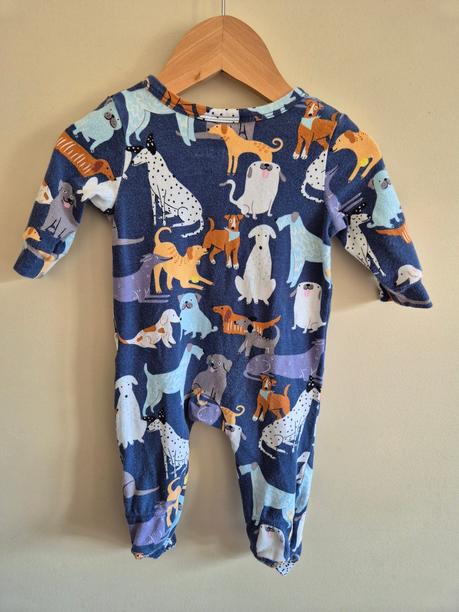 Peter Alexander Dog Print Onesie Size 000