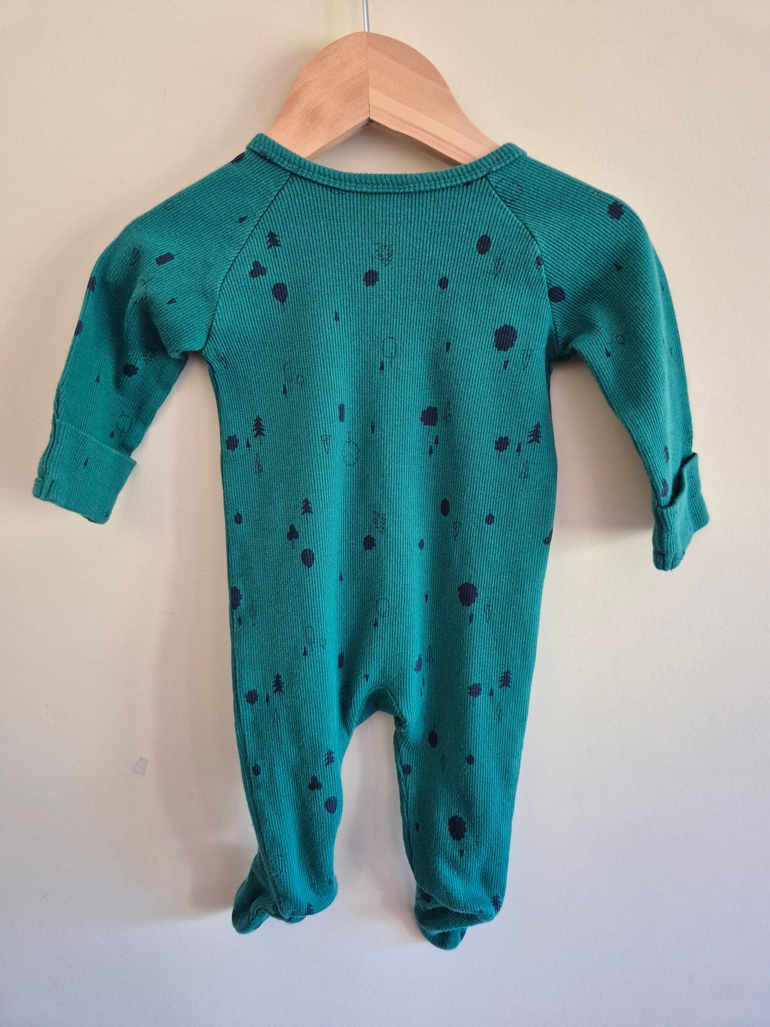 Target Green Ribbed Onesie Size 000