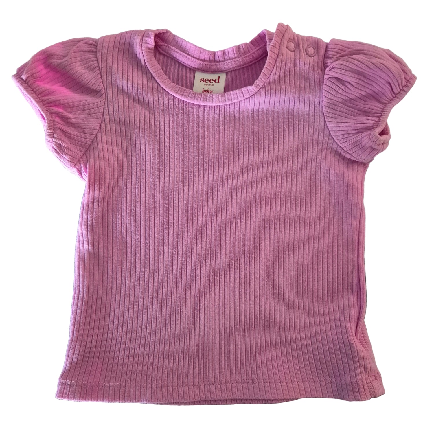 Seed Heritage Pink Ribbed Shirt Size 0