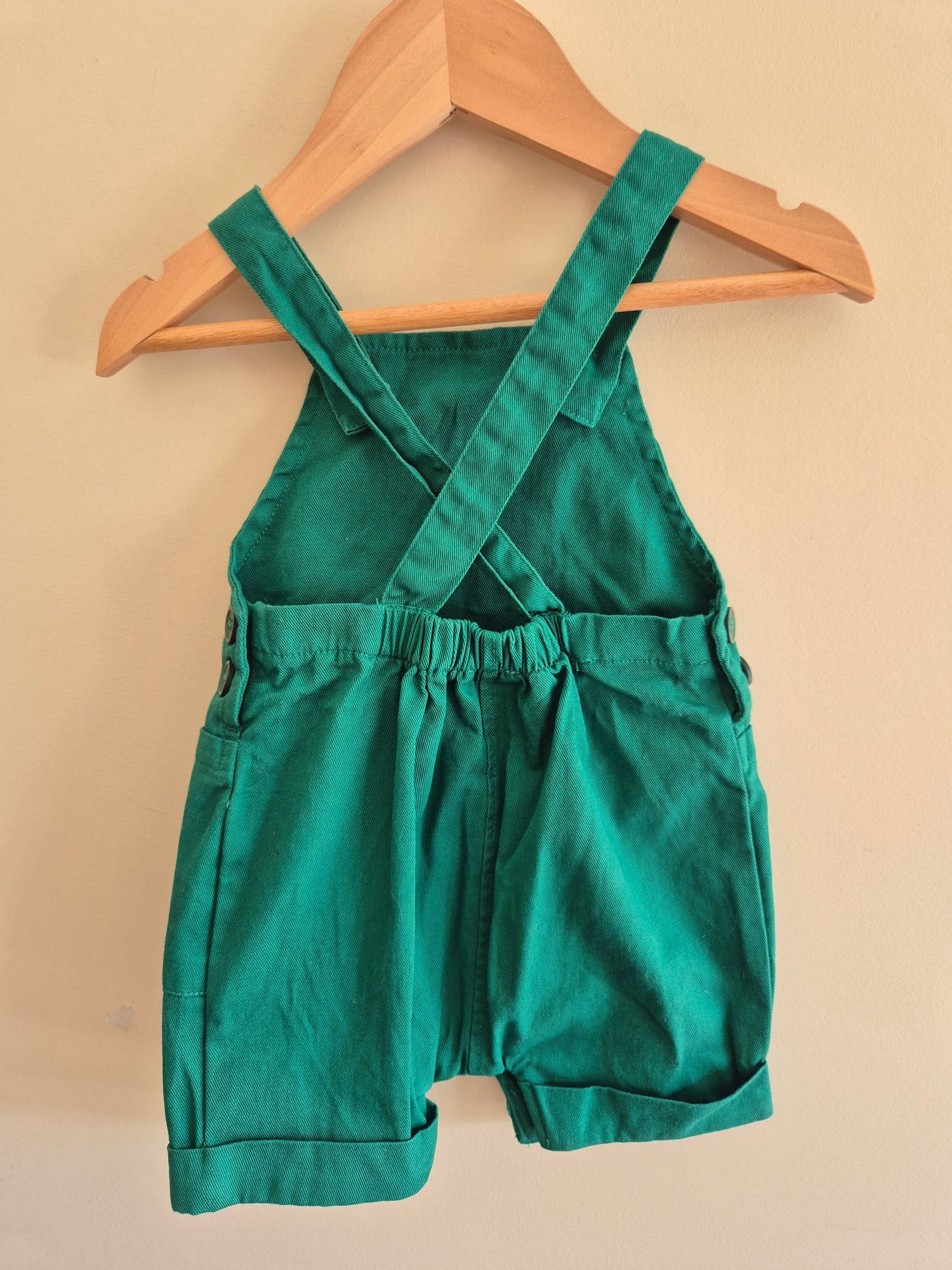 Baby Berry Green Overalls Size 00