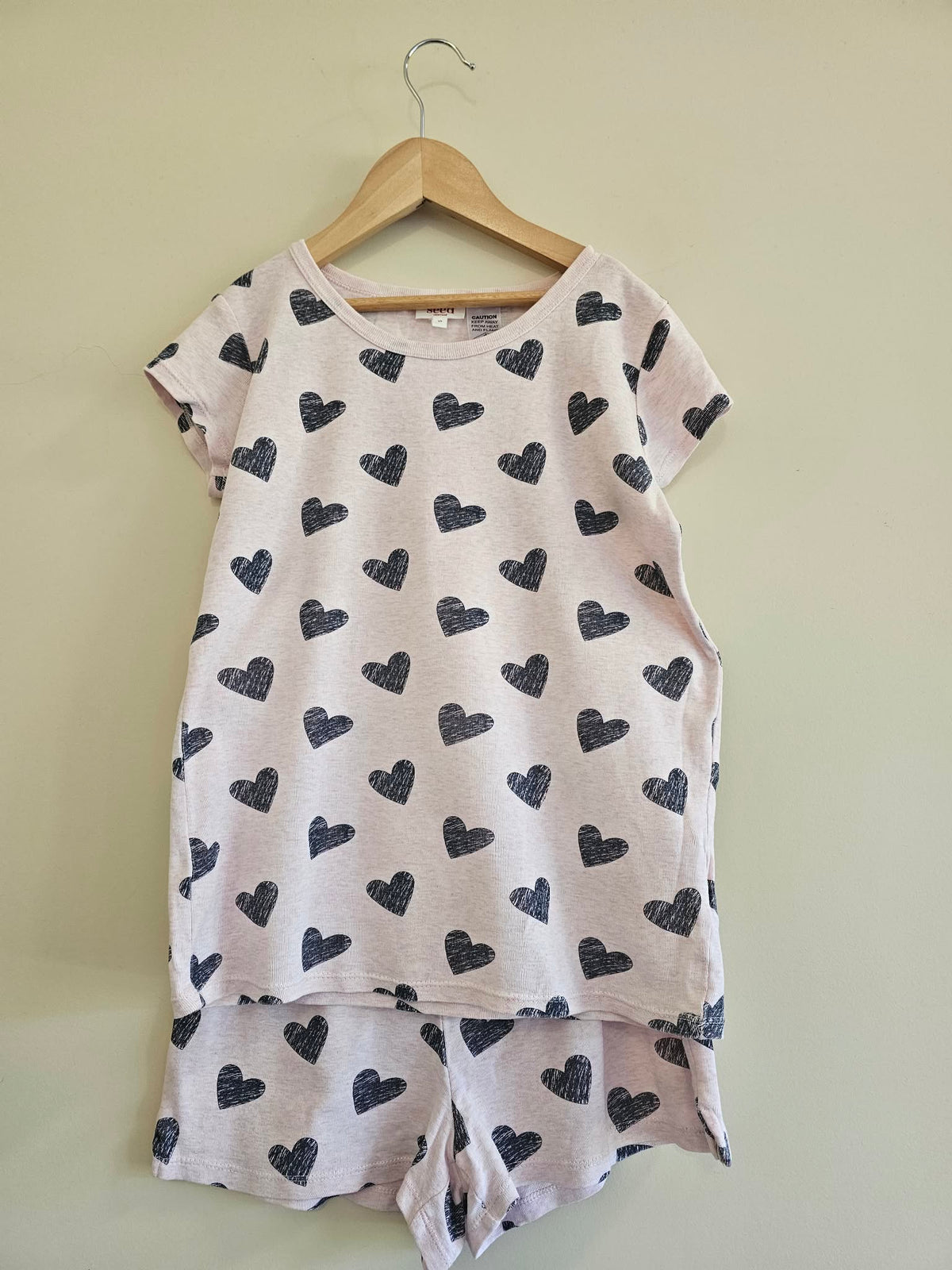 Seed Heritage Love Heart PJ Outfit Set Size 10