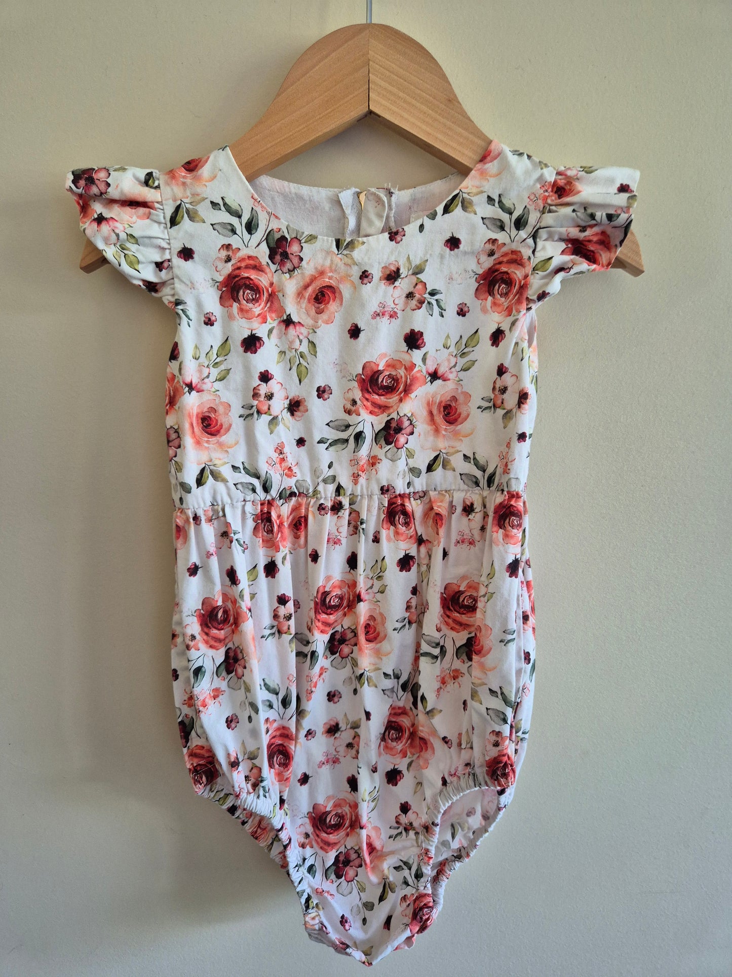 La Sienna Floral Romper Size 1