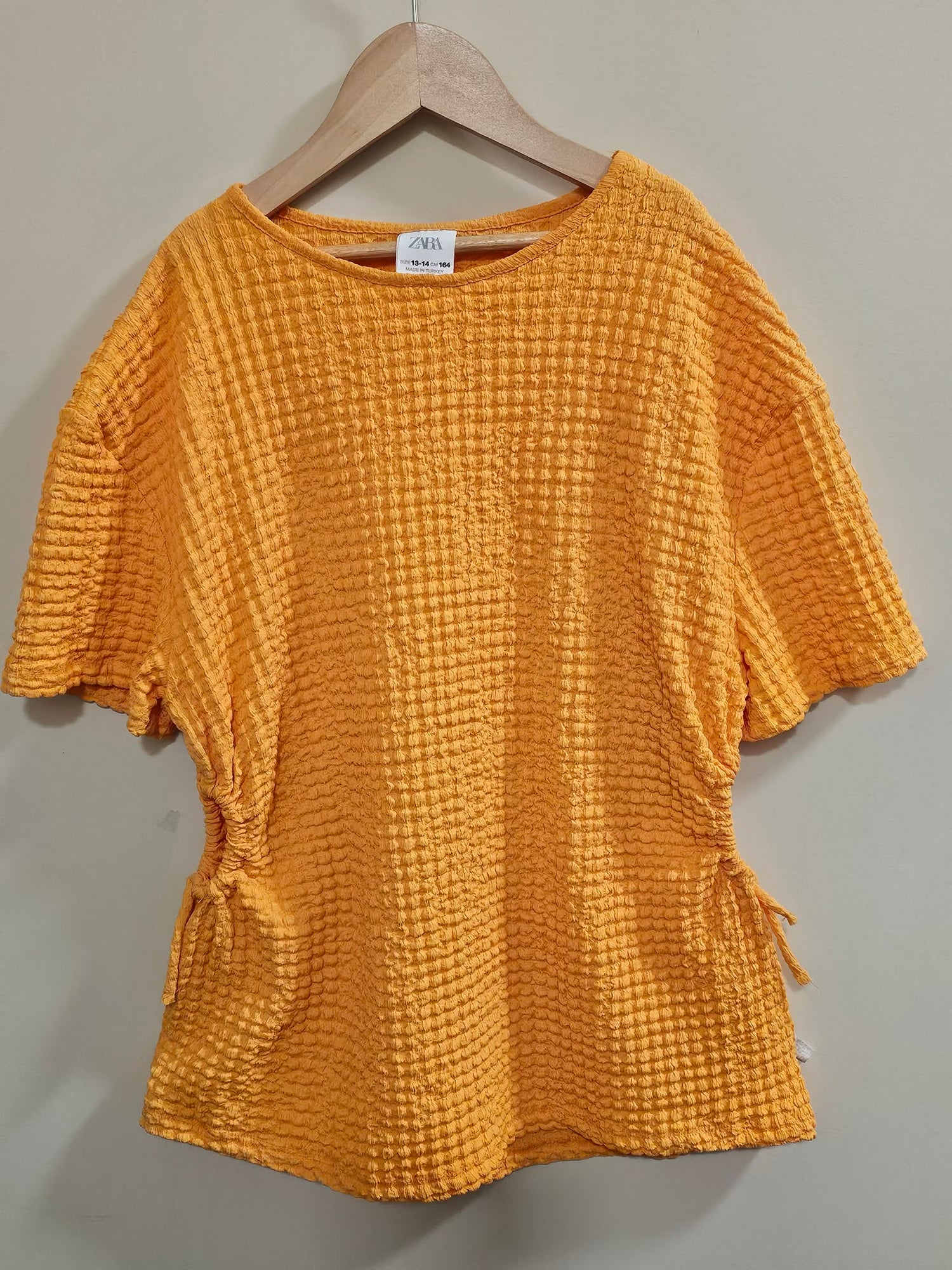 Zara Orange Shirt Size 13-14