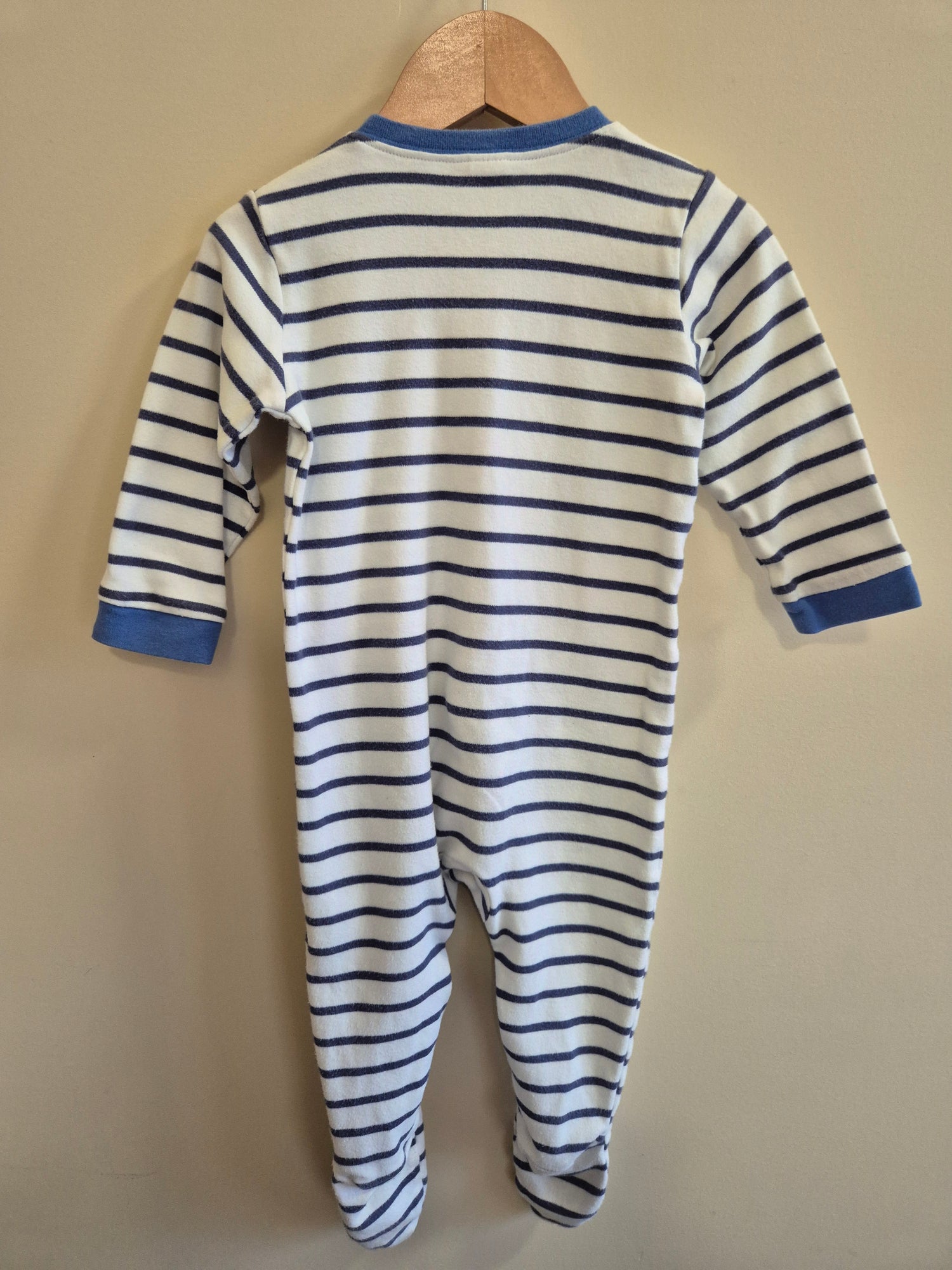 Next Baby Striped Onesie Size 6-9 months