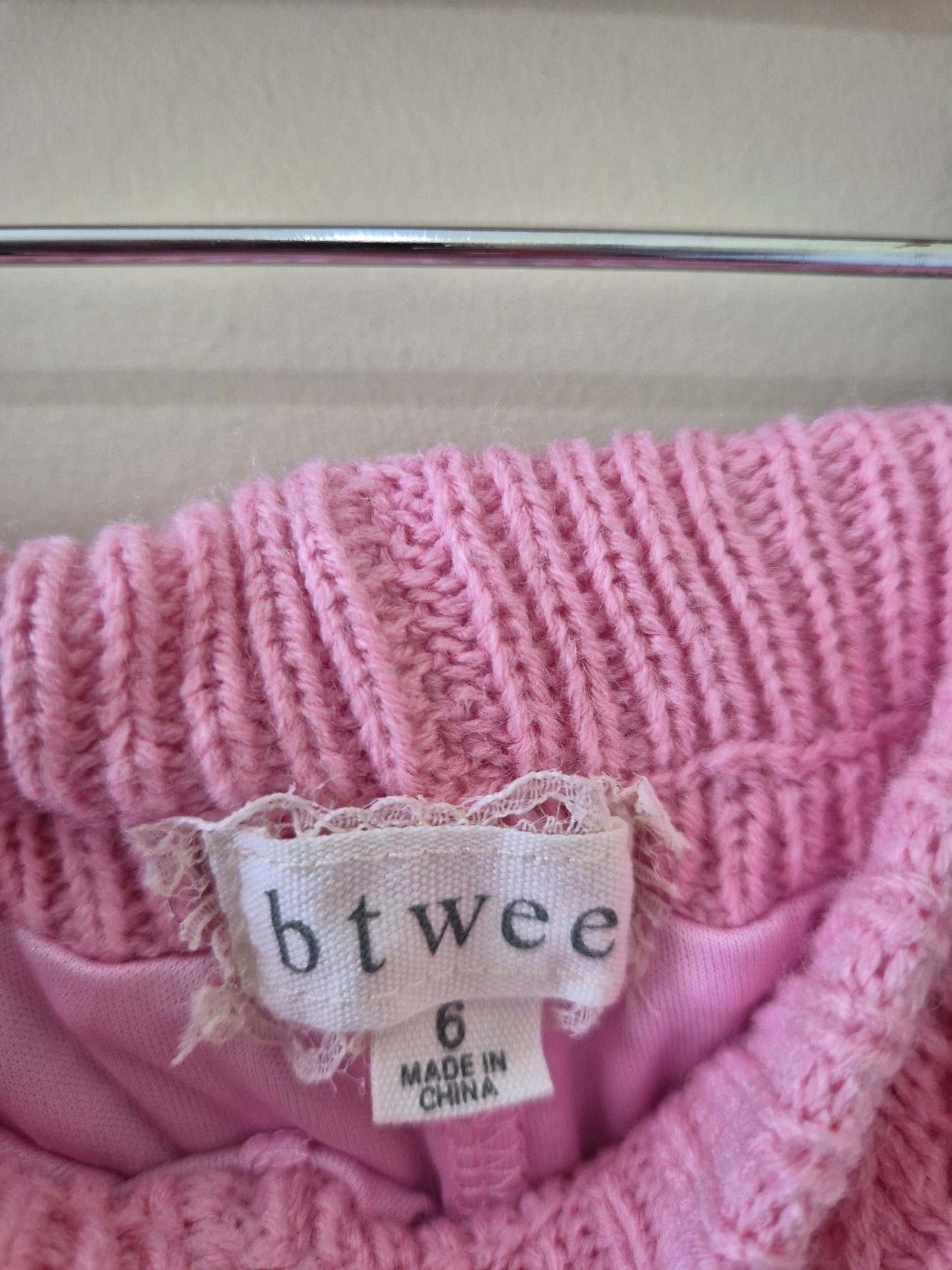 Pink Btween Size 6 Outfit Set