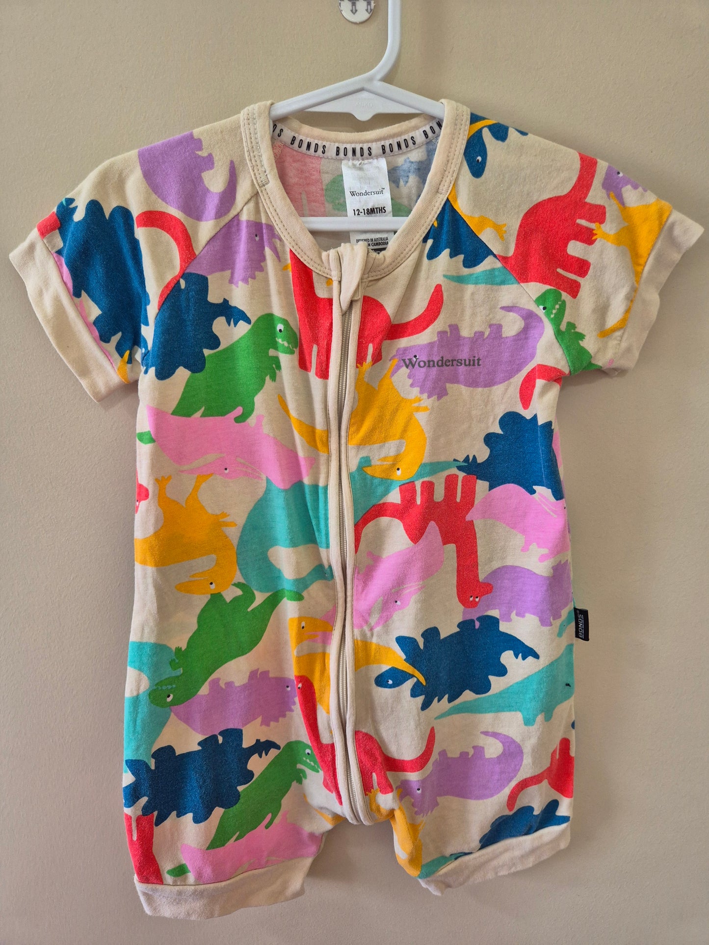 Dino BONDS Romper - Size 1