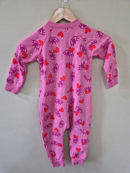 Pink BONDS Onesie - Size 2