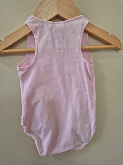 BONDS Pink Singlet - Size 000