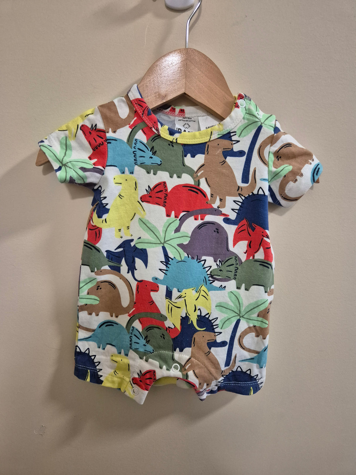 Cotton On Dinosaur Romper Size 0000