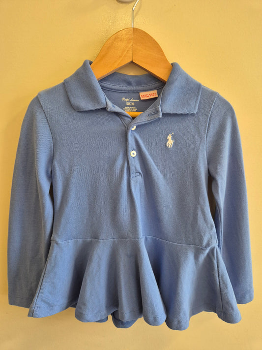 Ralph Lauren Long Sleeve Polo Shirt Size 2