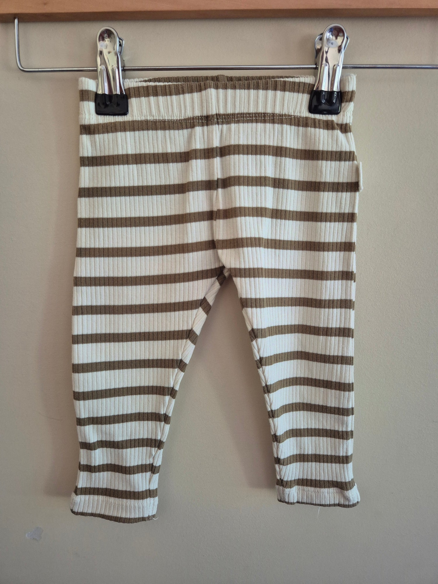 Bonds Striped Ribbed Leggings Size 00