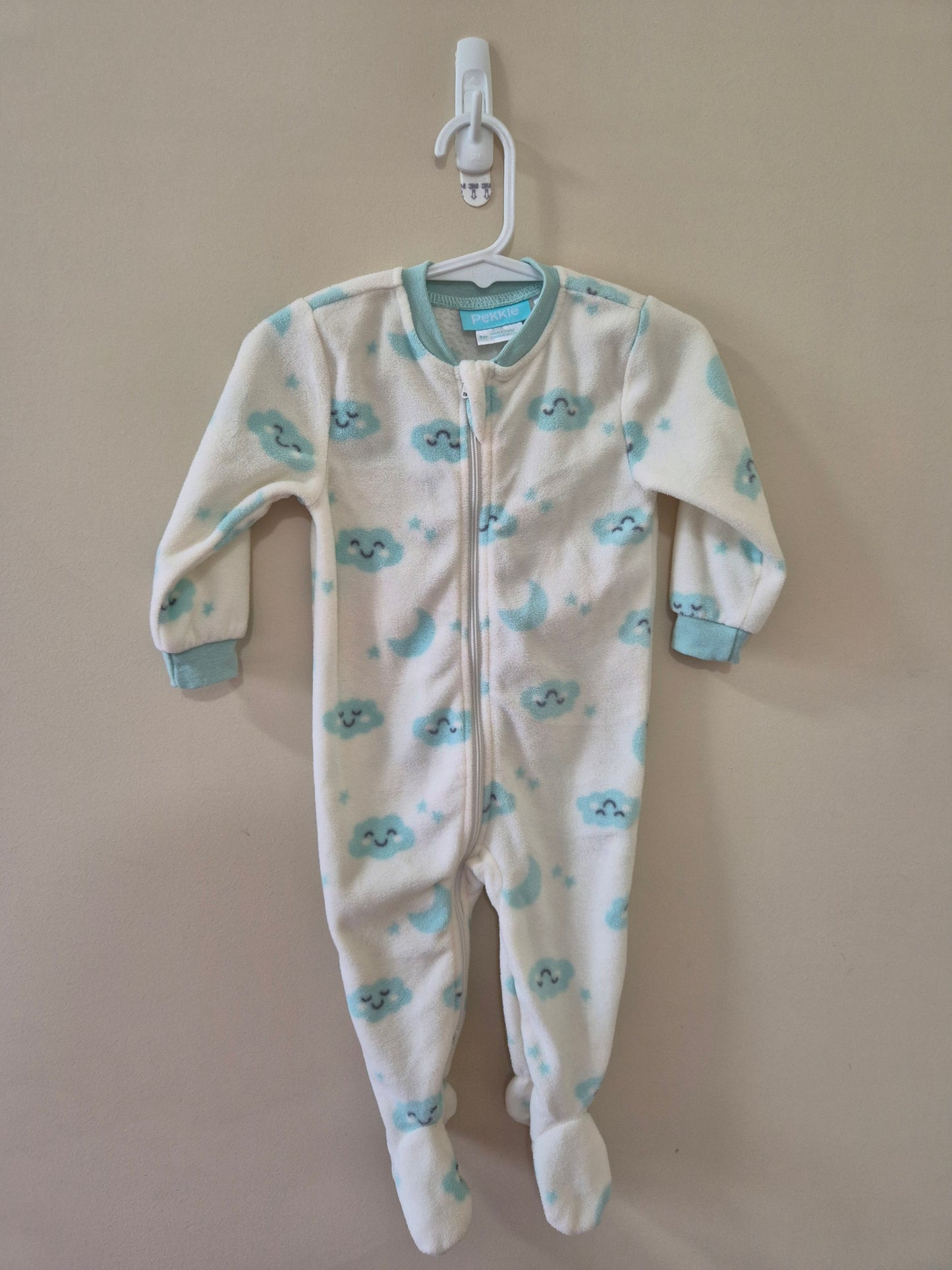 Pekkle Fleeced Cloud Onesie ☁️ - 9months