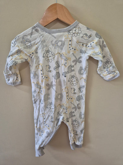 4baby Animal Onesie Size 00