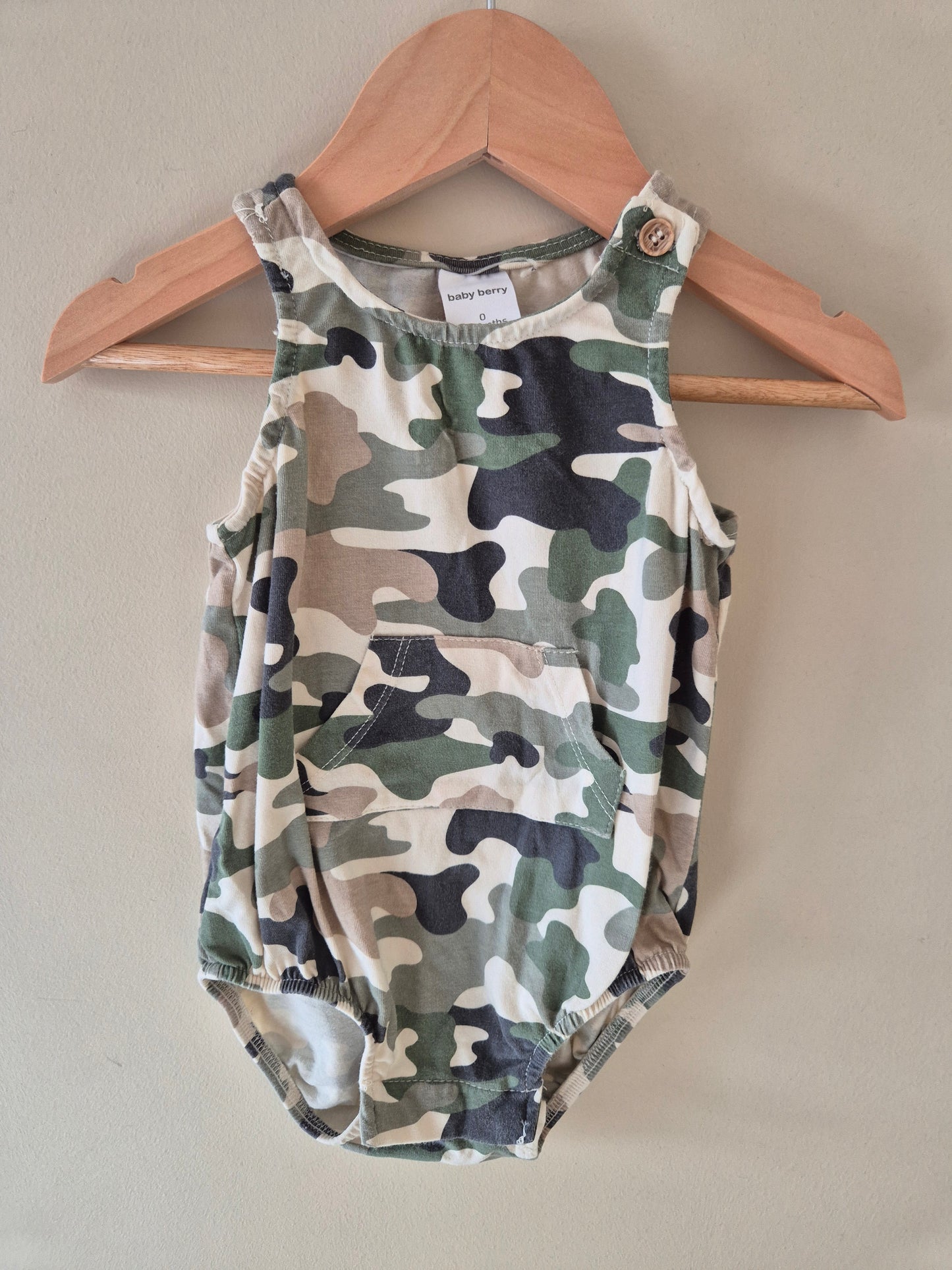 Baby Berry Cameo Singlet Bodysuit Size 0
