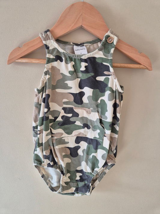 Baby Berry Cameo Singlet Bodysuit Size 0