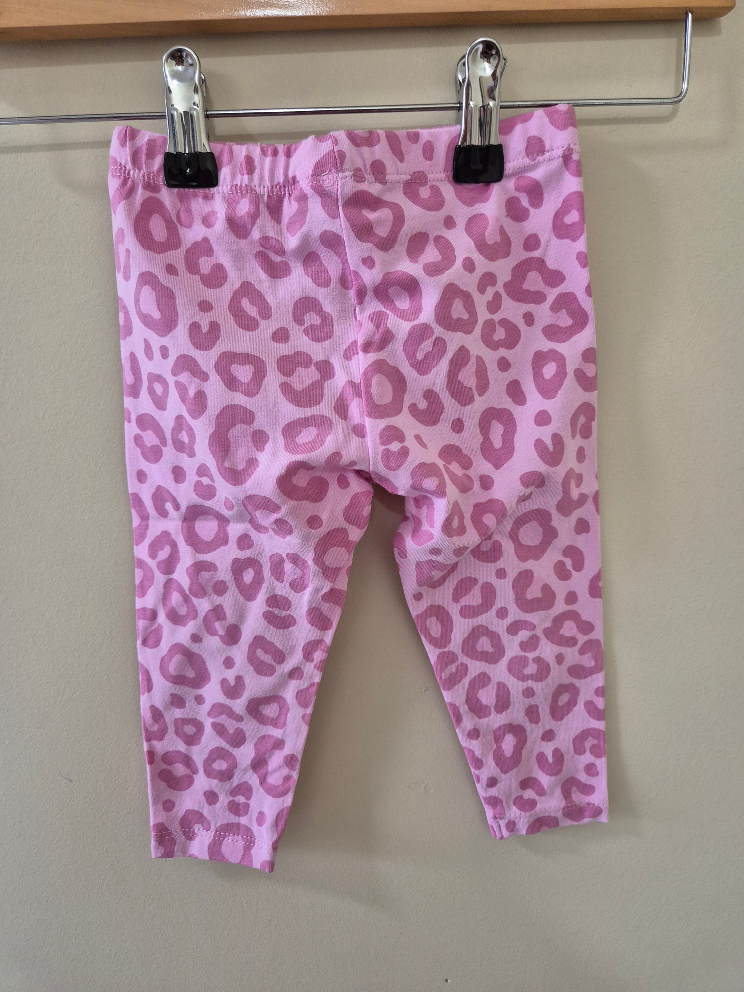 Sprout Cheetah Pink Leggings Size 0