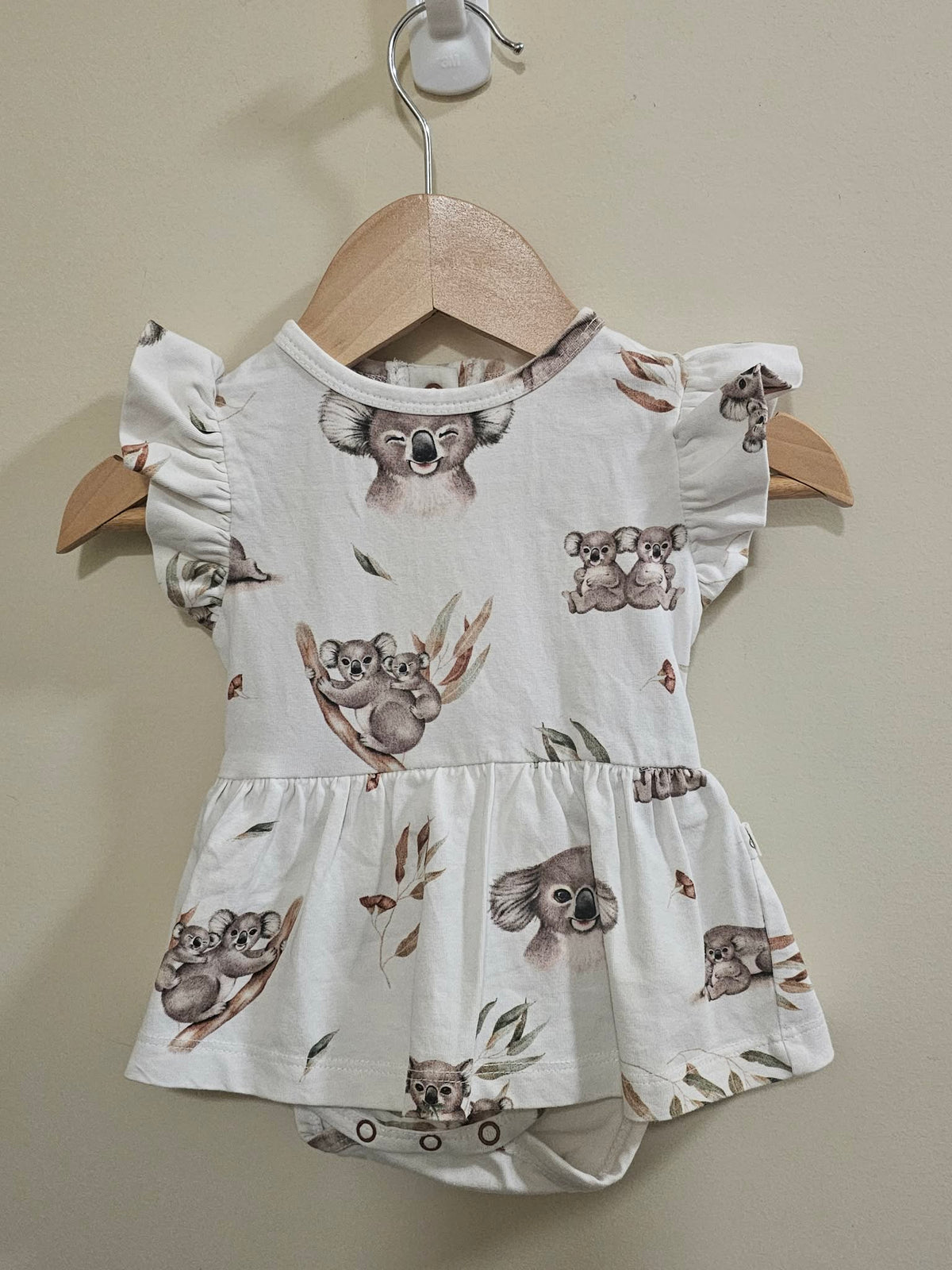 Snuggle Hunny Koala Bodysuit Dress Size 000