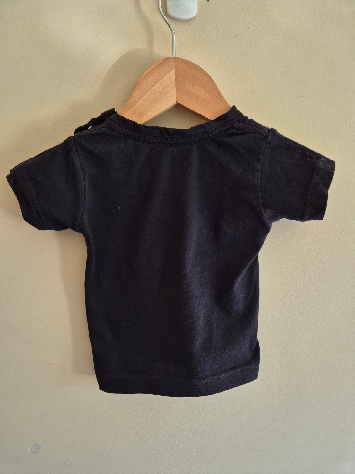 Bonds Black T-Shirt Size 000