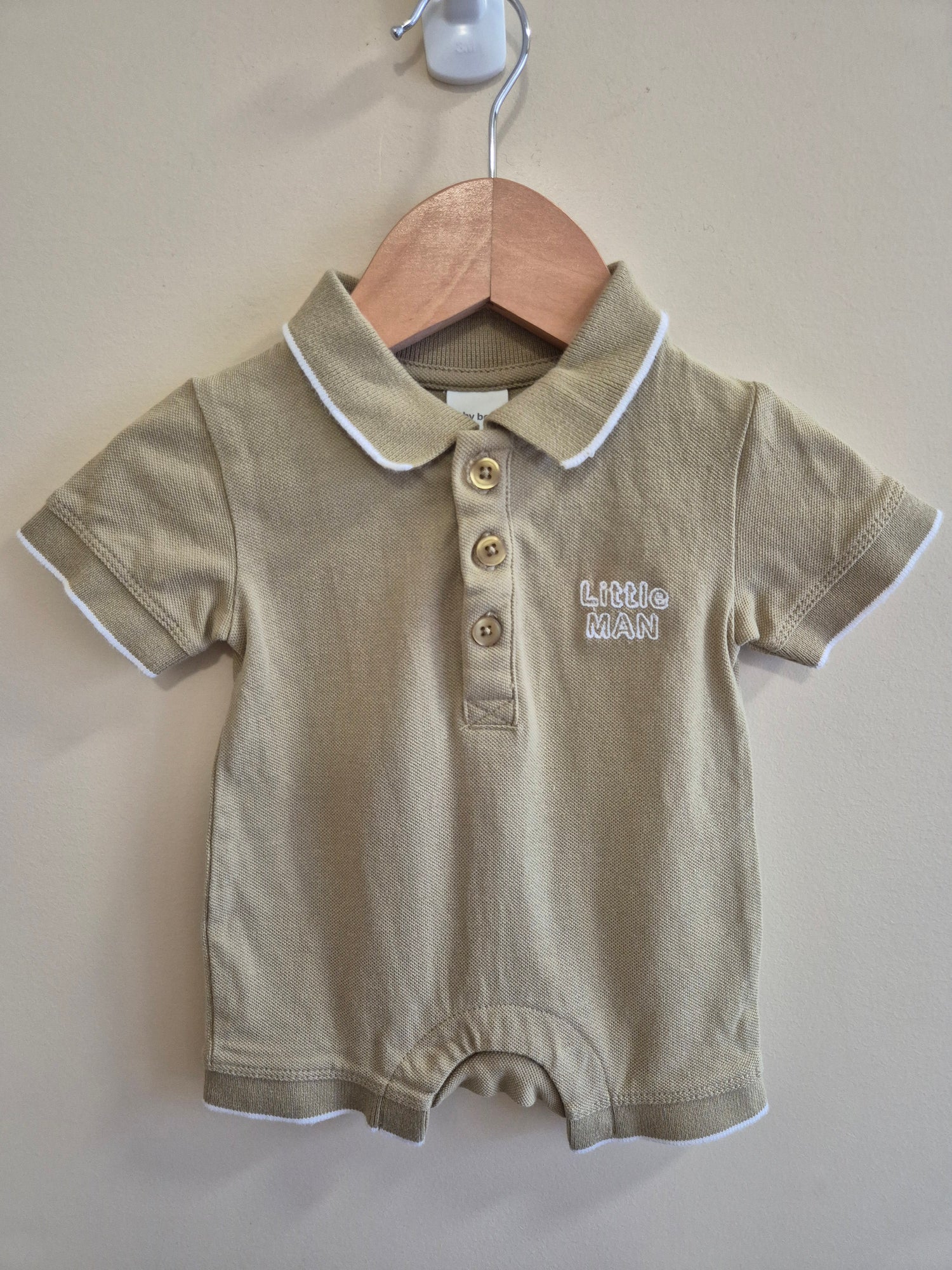 Baby Berry Polo Romper Size 0000