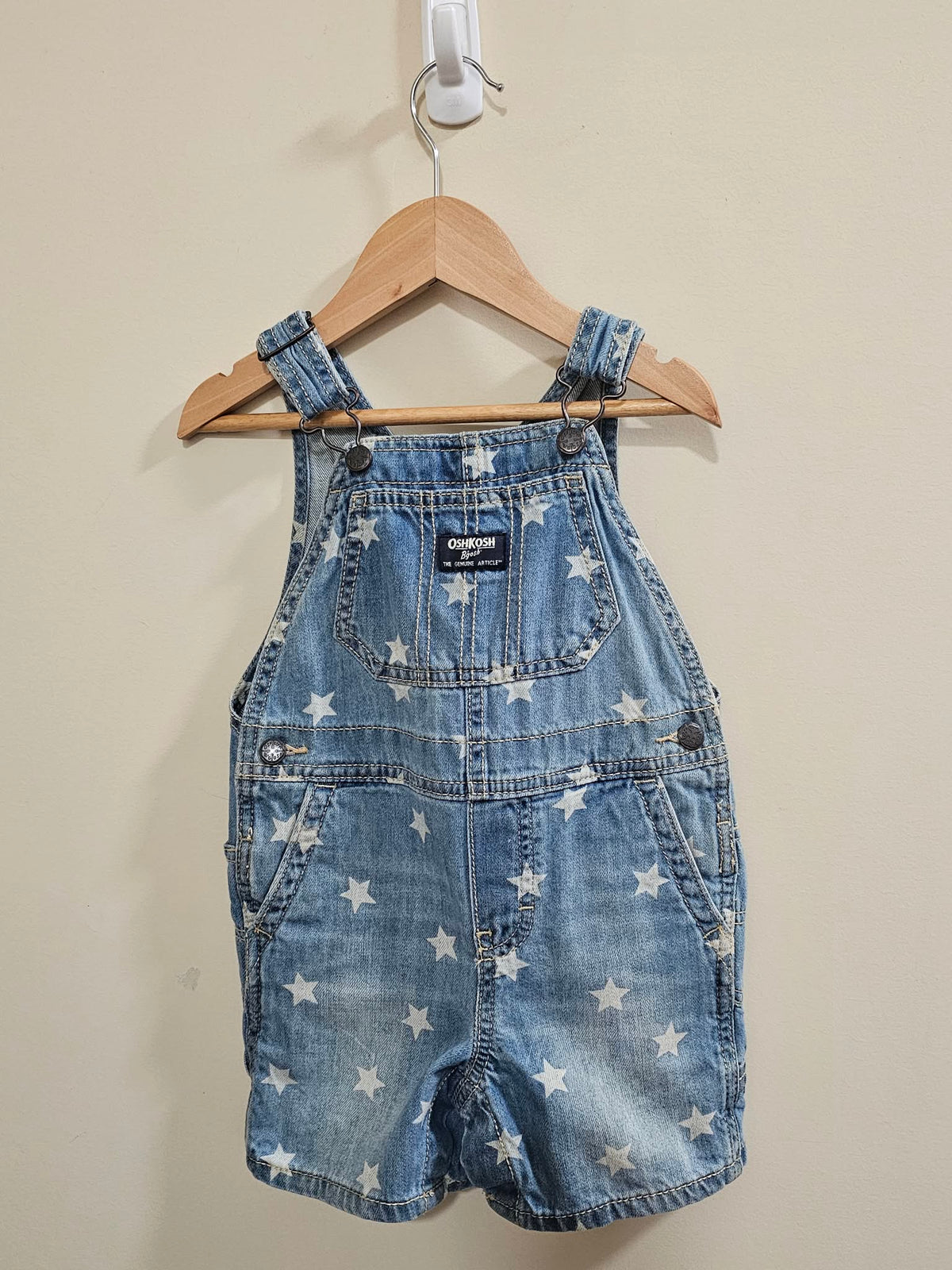 Oshkosh B'gosh Star Overalls Size 2