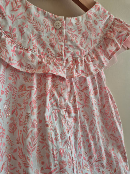 Fox & Finch Glitter Floral Dress Size 4