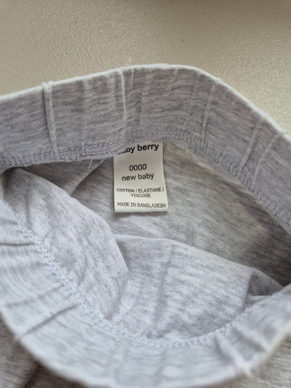 Baby Berry Grey Outfit - 0000