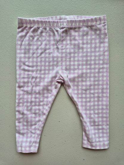 Target Purple Gingham Leggings Size 00