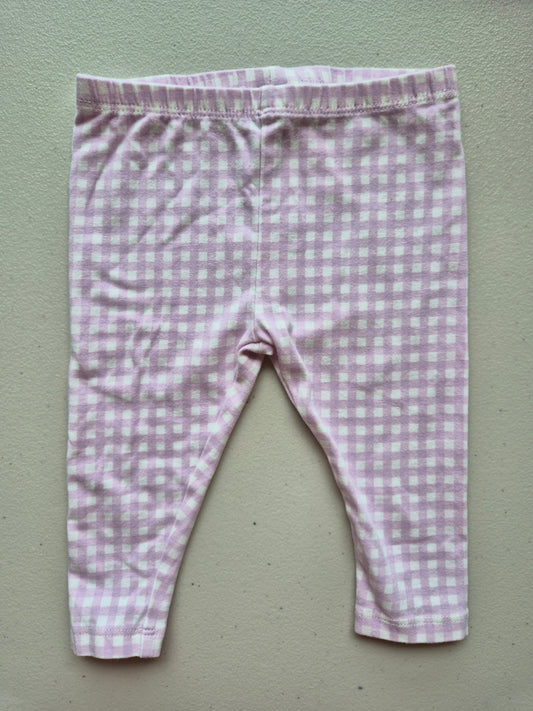 Target Purple Gingham Leggings Size 00