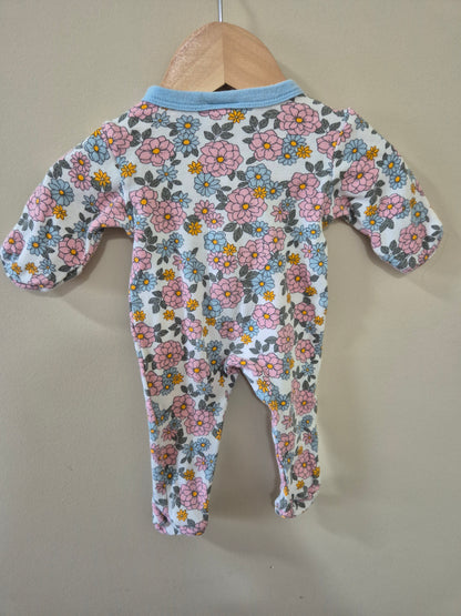 Floral Onesie 🌸 - Size 00000