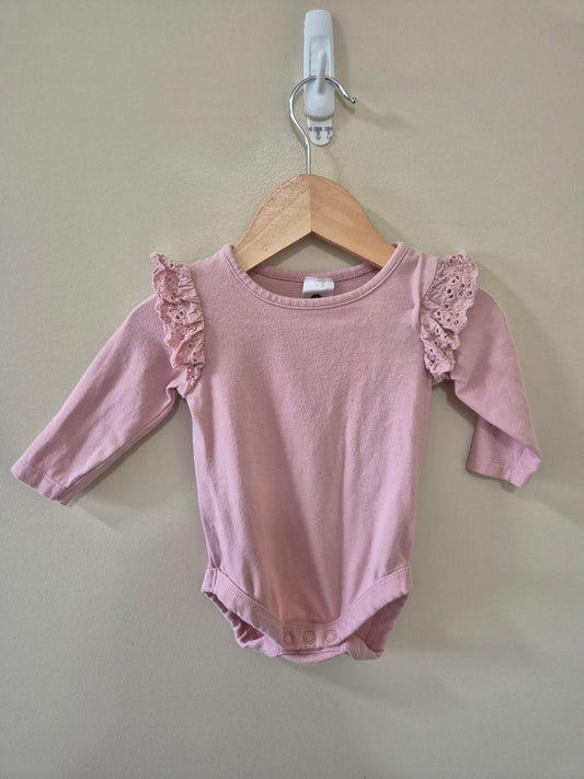Dymples Frill Pink Bodysuit - Size 00